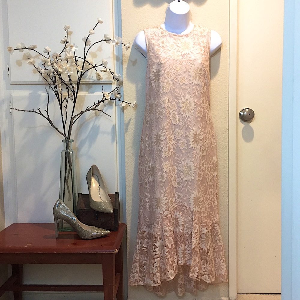 🌼🌸 Calvin Klein Lace Sheath Dress